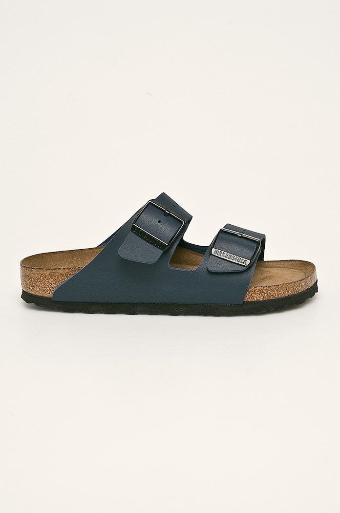 Pantofle Birkenstock Arizona SFB bez podpatku námořnická modř 51063