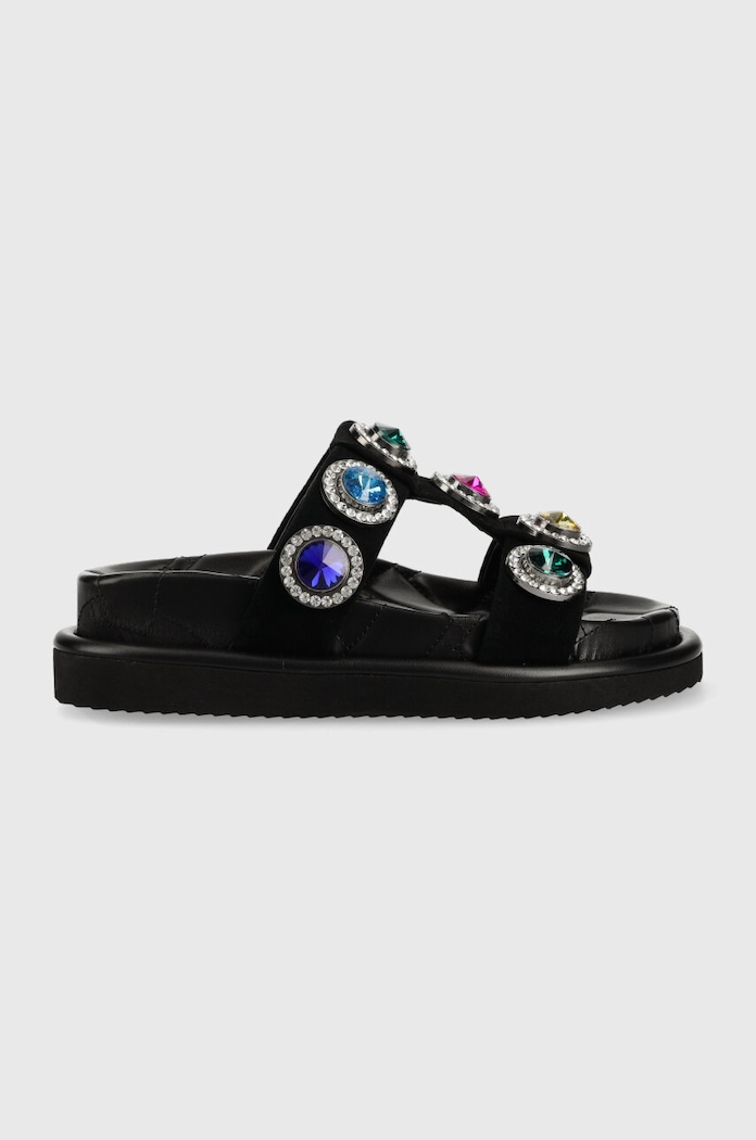 Kurt Geiger London klapki skórzane Orson pozostałe czarny 9107100209.BLACK