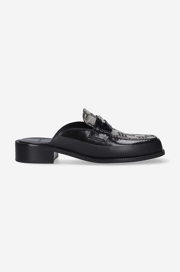 Natikače MISBHV The Brutalist Slip On zrnata koža bež 022BW210