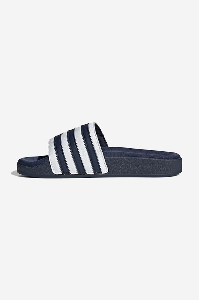 Shoes adidas Originals leather sliders Adliette GY1006 navy