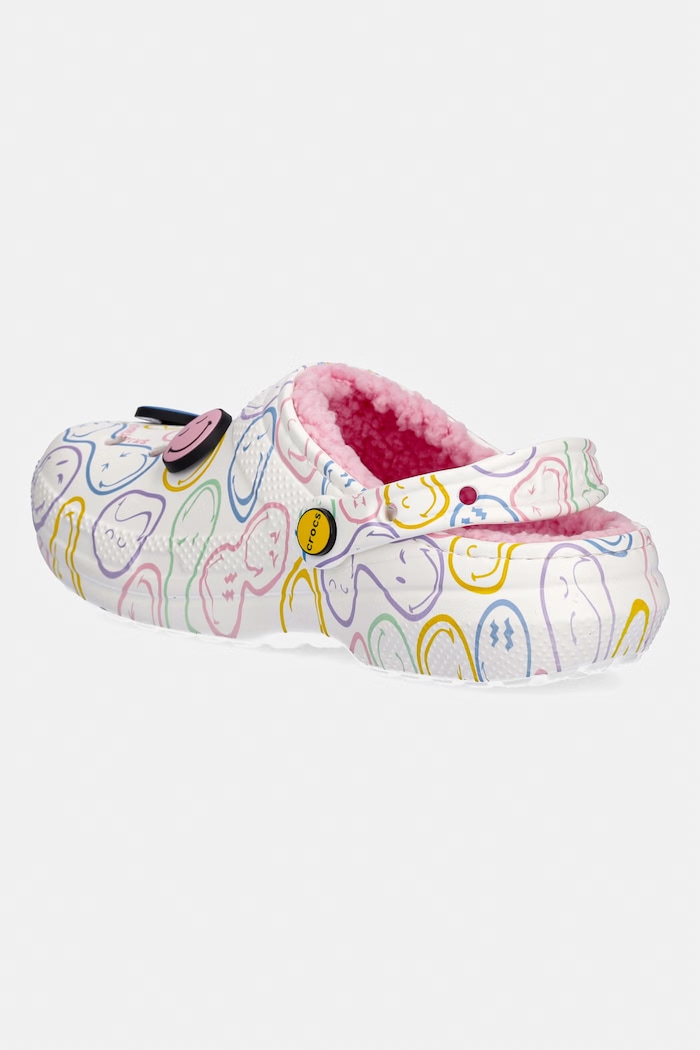 Încălțăminte Crocs papuci Smiley Classic Lined Clog 211696.90H multicolor