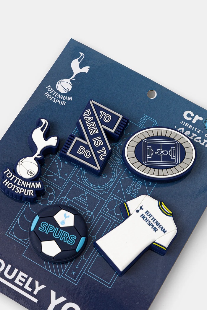Κονκάρδες για παιδικά παπούτσια Crocs Tottenham 5Pck 5-pack 10012076.Tottenham.5Pck σκούρο μπλε AA00