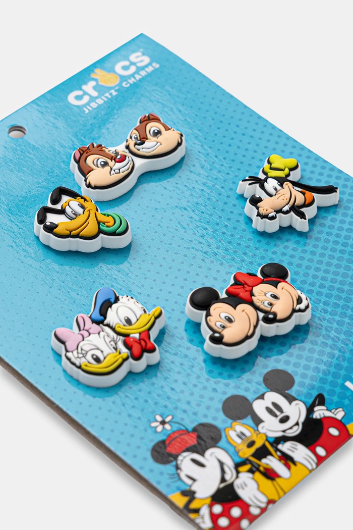 Детски значки за обувки Crocs Mickey and Friends PVC 5Pck (5 броя) 10015117.Mickey.and.Fri черен AA00