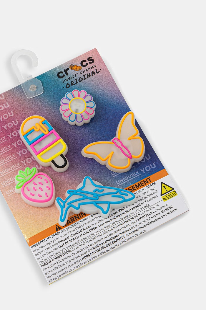Crocs butoane încălțăminte pentru copii Lights Up Summer 5 Pack 5-pack 10015446.Lights.Up.Summ multicolor AA00