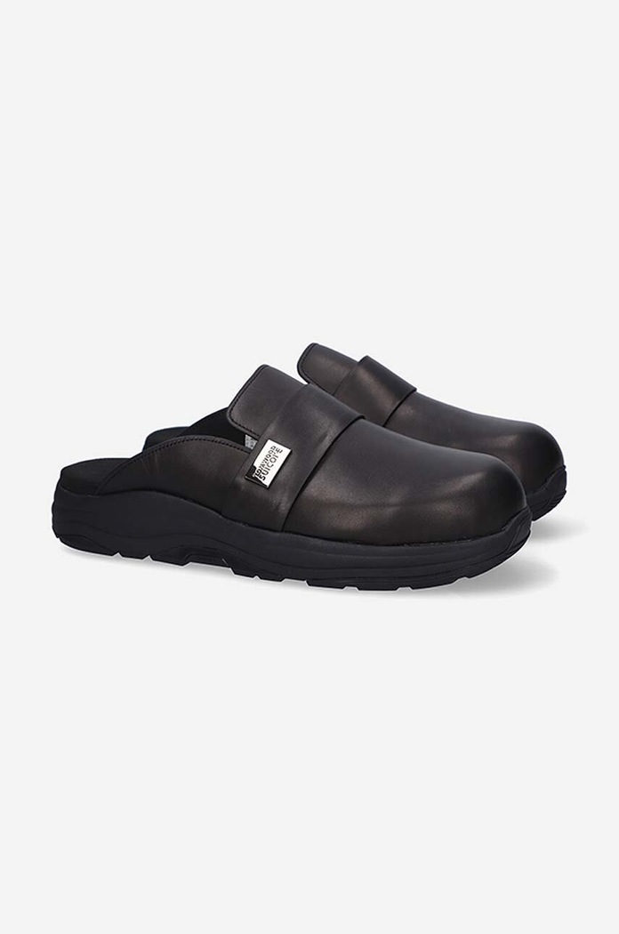 Suicoke șlapi de piele x Tom Wood 316LTW.LTW negru