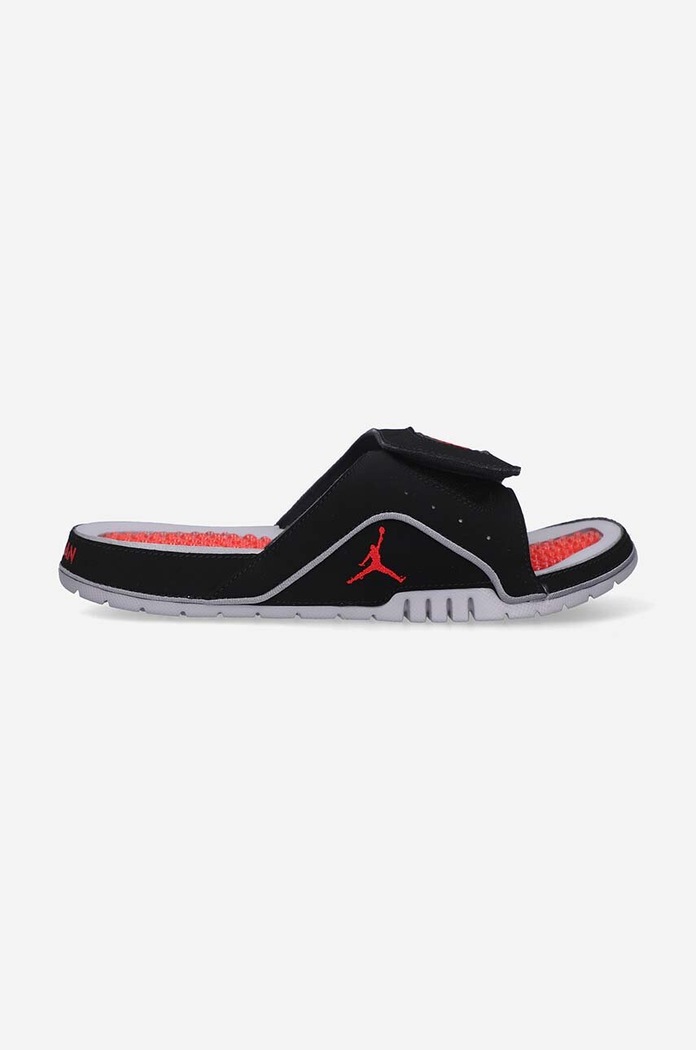 Jordan klapki Hydro IV Retro imitacja zamszu czarny 532225