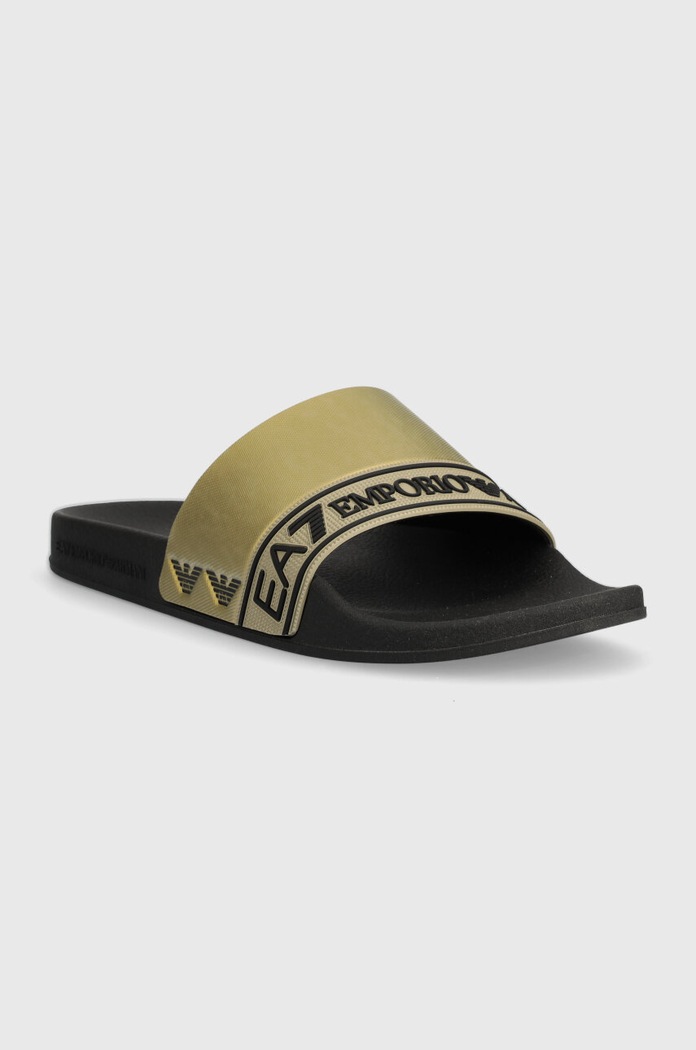 Šľapky EA7 Emporio Armani XK277.XCP011.M700 zlatá AA00