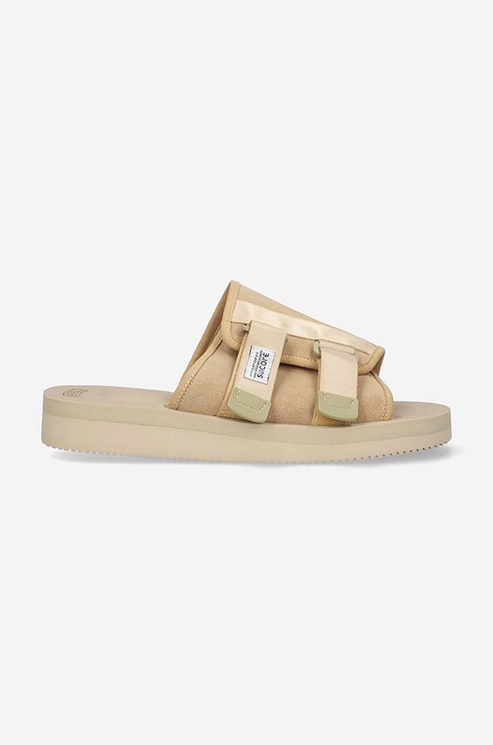 Pantofle Suicoke Rubber Sole KAW-VS textilní béžová KAW.VS
