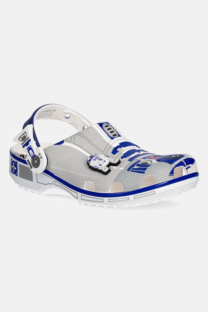 Šľapky Crocs Star Wars R2D2 Cls Clg plochý sivá 211490.90H