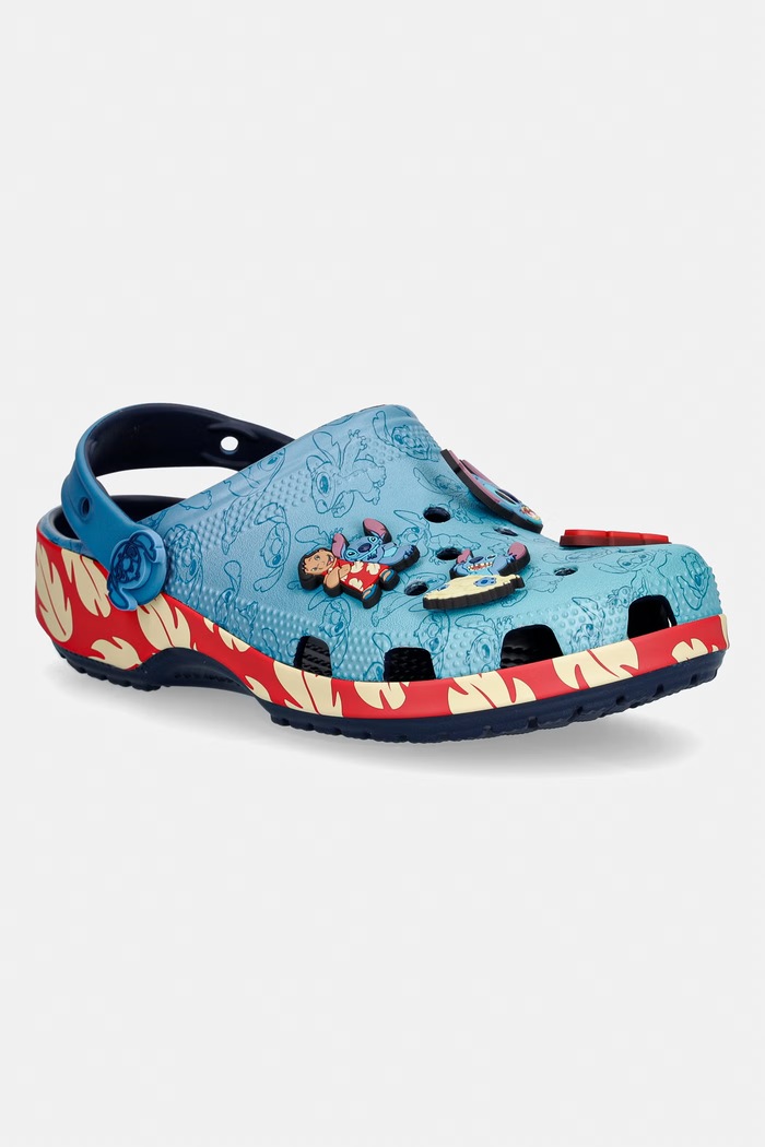 Crocs klapki Classic Stitch Multi Clog niebieski 213006.90H