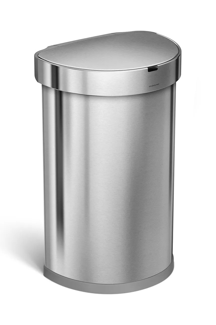 Simplehuman Coș de gunoi cu senzor de mișcare Sensor Liner Pocket 45 L gri ST2009