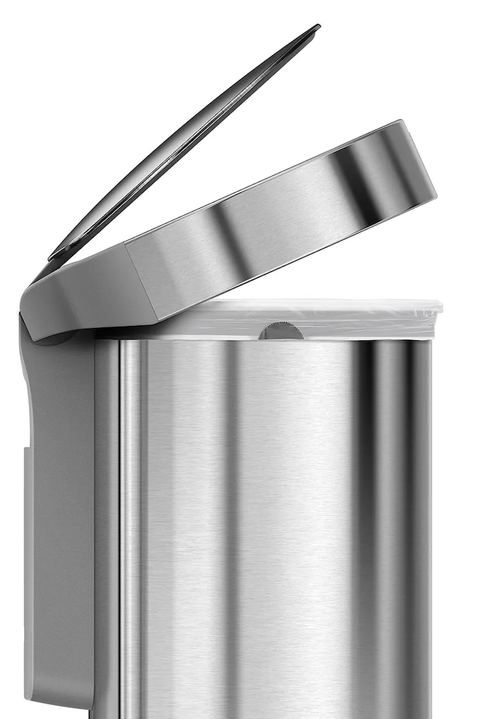 Baie Simplehuman Coș de gunoi cu senzor de mișcare Sensor Liner Pocket 45 L ST2009 gri