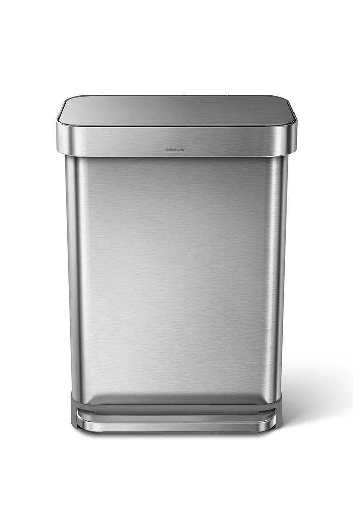 Simplehuman kosz na śmieci Rectangular 55 L szary CW2023