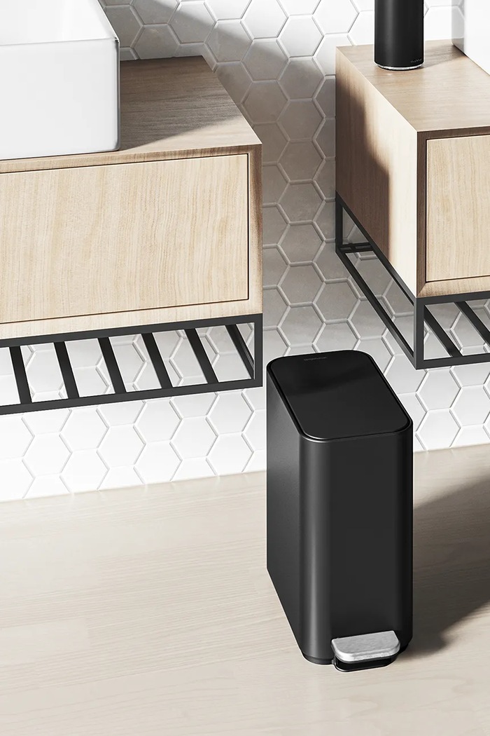 Simplehuman coș de gunoi Slim Step 5 L CW2101 negru