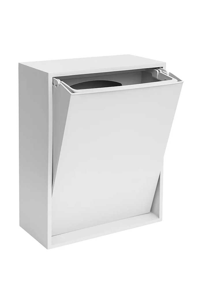 ReCollector coș de gunoi montat pe perete Recycling box 12 L SORT13HV alb AA00