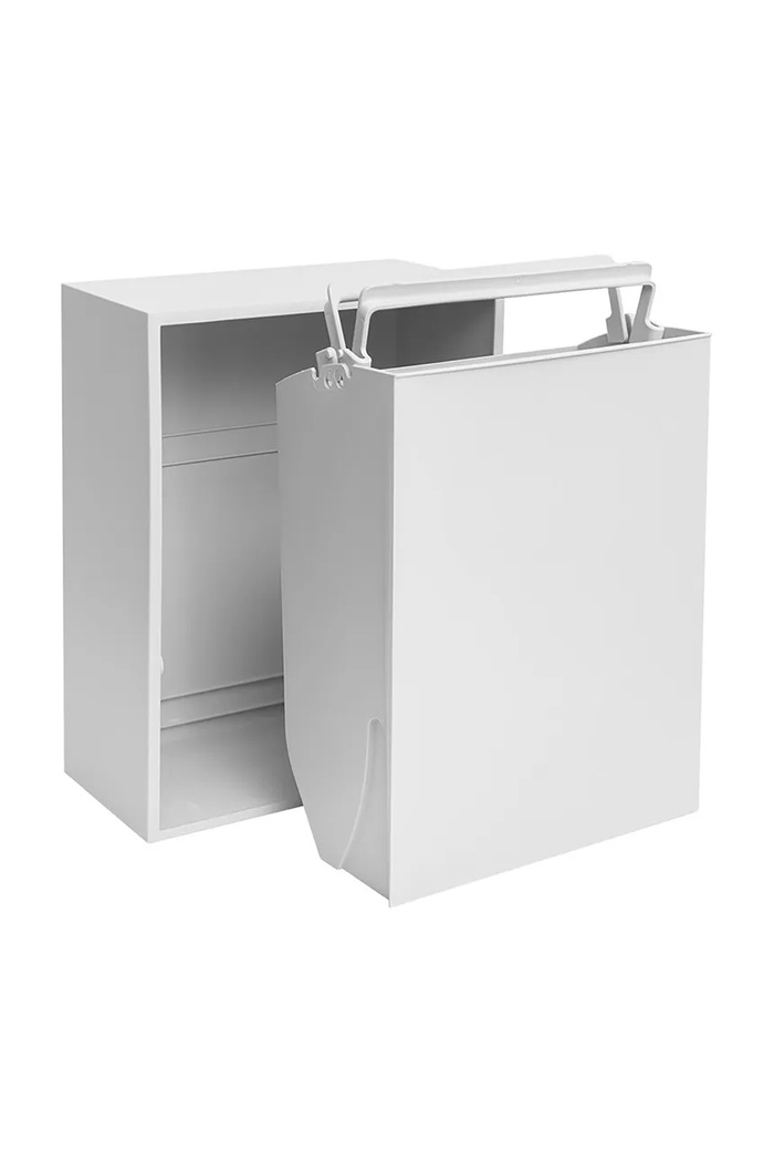 ReCollector coș de gunoi montat pe perete Recycling box 12 L alb SORT13HV
