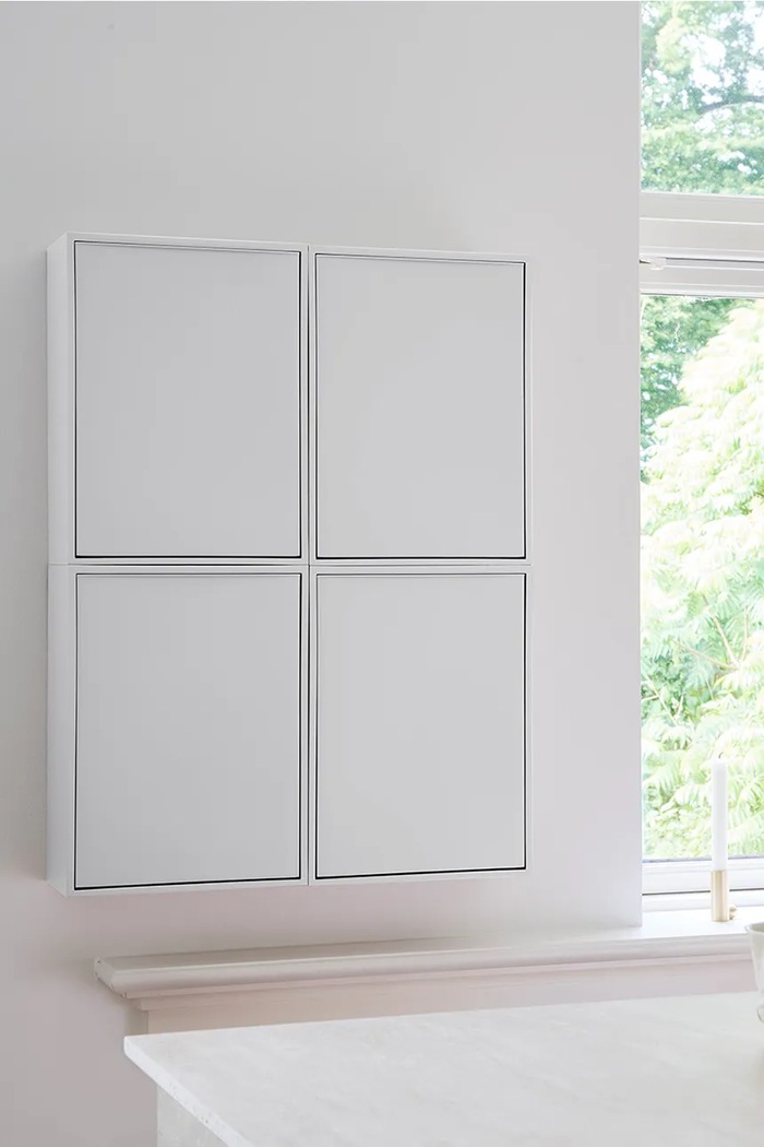 ReCollector coș de gunoi montat pe perete Recycling box 12 L SORT13HV alb