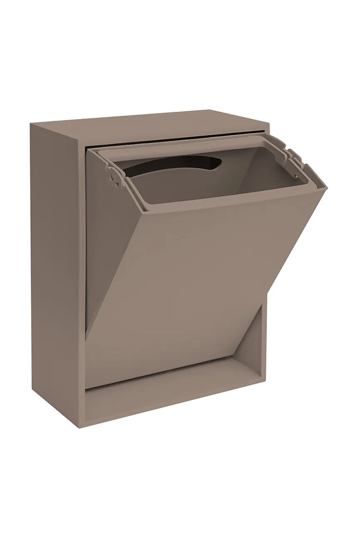 Baie ReCollector coș de gunoi montat pe perete Recycling box 12 L SORT16BR maro