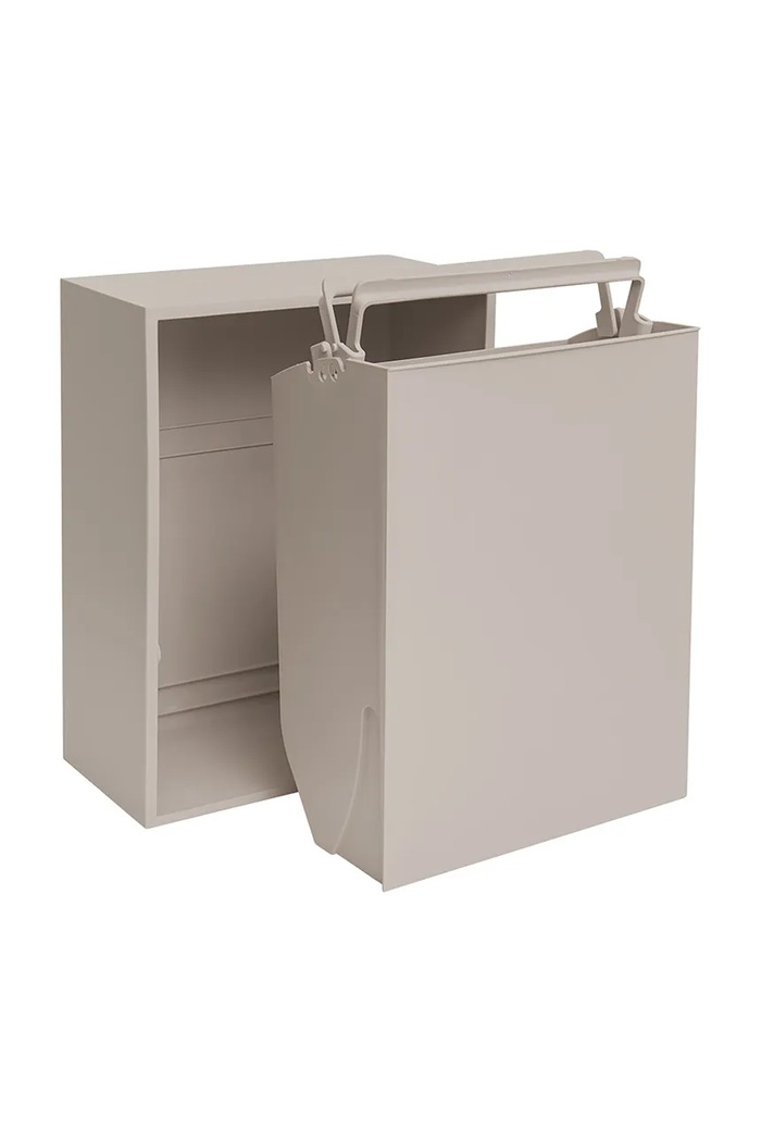 ReCollector coș de gunoi montat pe perete Recycling box 12 L bej SORT15GR