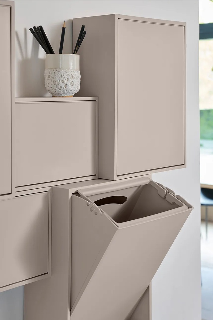 ReCollector coș de gunoi montat pe perete Recycling box 12 L SORT15GR