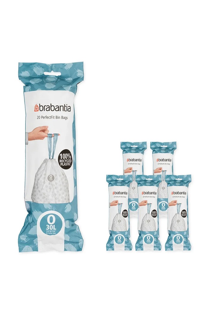 Brabantia vrecia na odpad 30 l biela 138485