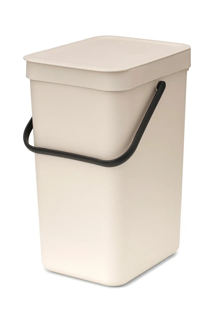 Brabantia κάδος απορριμμάτων από πλαστικό 12 l 251726 μπεζ AA00