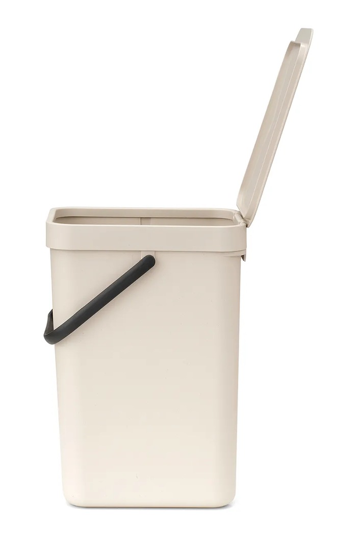 Brabantia κάδος απορριμμάτων από πλαστικό 12 l μπεζ 251726