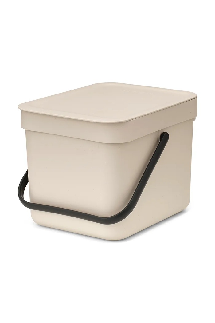 Brabantia κάδος απορριμμάτων από πλαστικό 6 l 251702 μπεζ AA00