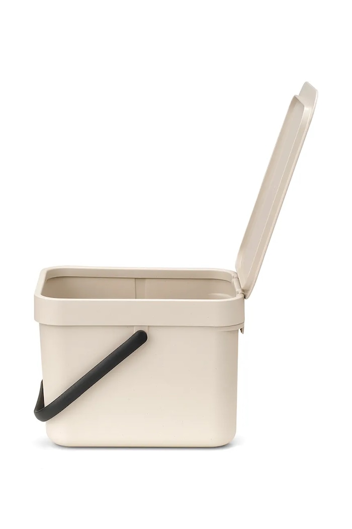 Brabantia κάδος απορριμμάτων από πλαστικό 6 l μπεζ 251702