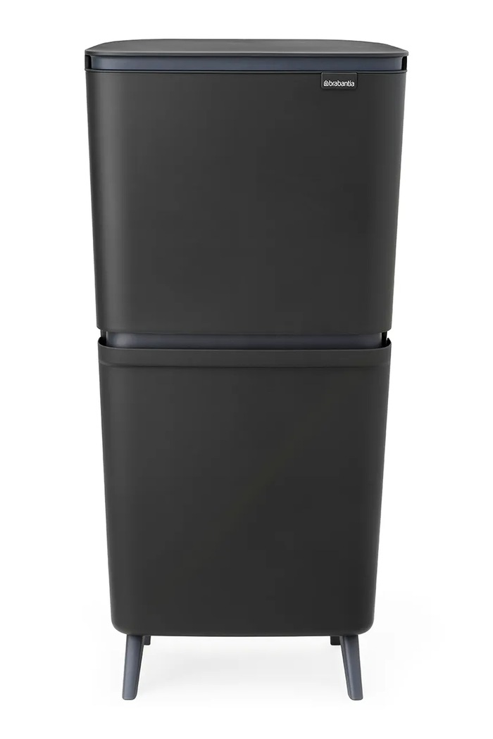 Brabantia koš za smeće od plastike 10 + 10 + 25 l crna 275043