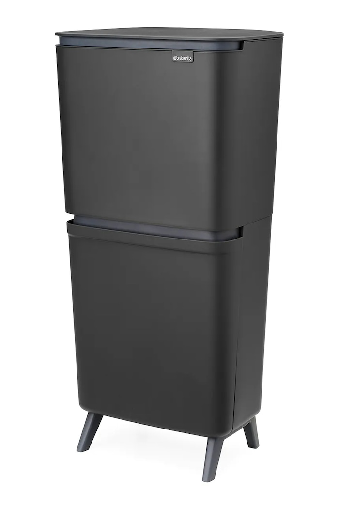Brabantia koš za smeće od plastike 10 + 10 + 25 l 275043 crna AA00