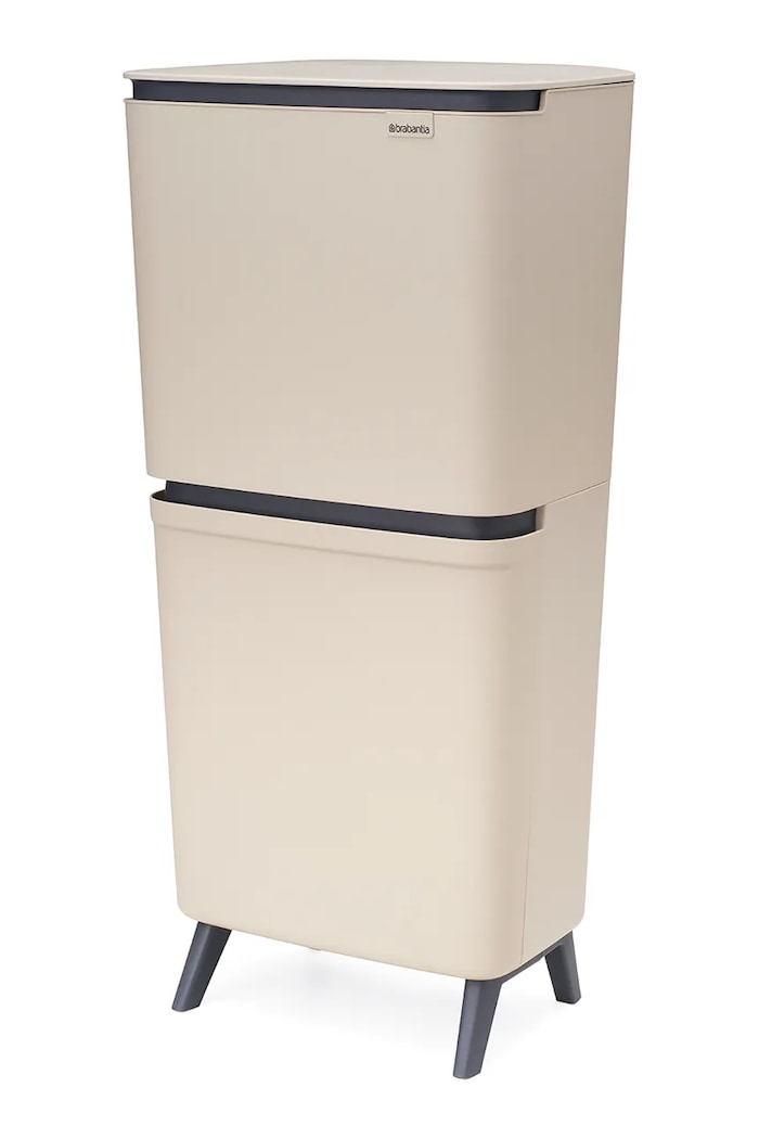 Brabantia κάδος απορριμμάτων από πλαστικό 20 + 25 l 275005 μπεζ AA00