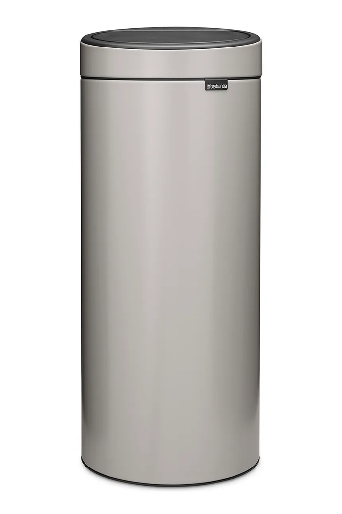 Brabantia κάδος απορριμμάτων από ατσάλι 30 l γκρί 254963