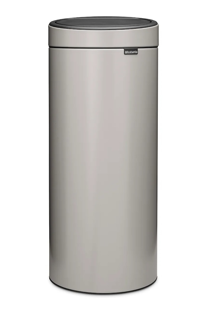 Brabantia κάδος απορριμμάτων από ατσάλι 30 l γκρί 254963
