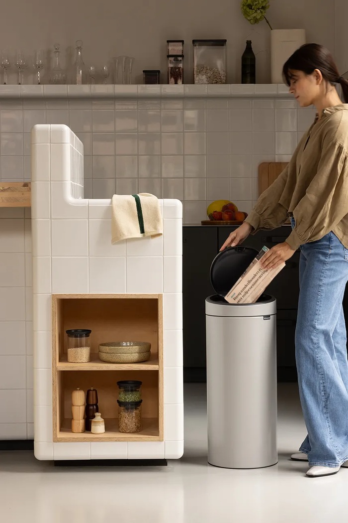 Brabantia κάδος απορριμμάτων από ατσάλι 30 l 254963