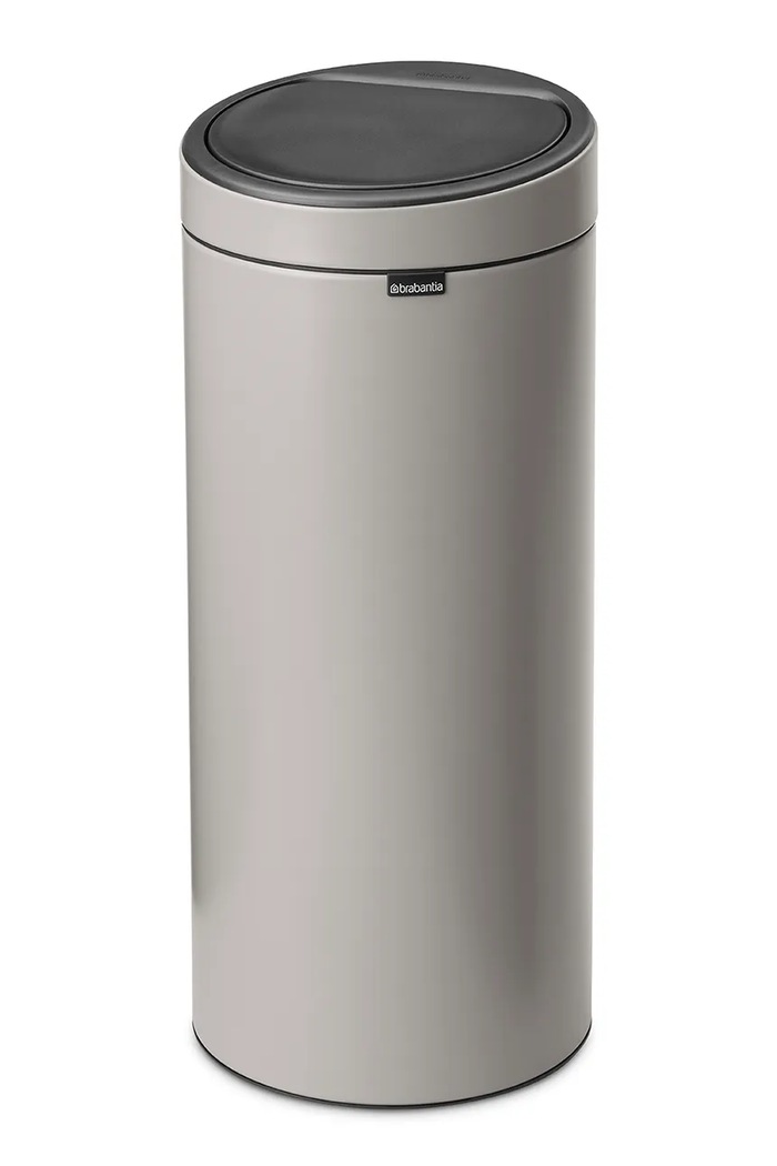 Brabantia κάδος απορριμμάτων από ατσάλι 30 l 254963 γκρί AA00