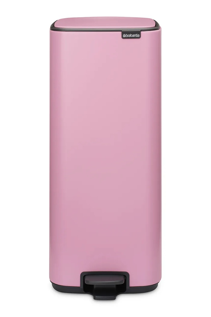 Brabantia coș de gunoi din oțel acoperit cu pulbere 30 l roz 255403.