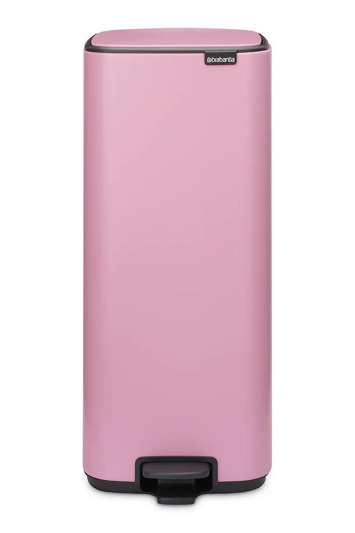 Brabantia coș de gunoi din oțel acoperit cu pulbere 30 l roz 255403.