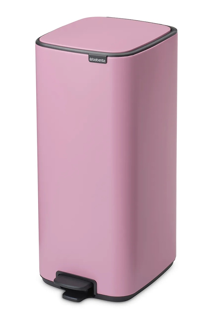 Brabantia coș de gunoi din oțel acoperit cu pulbere 30 l 255403. roz AA00