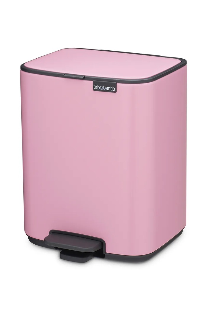 Brabantia κάδος απορριμμάτων από ατσάλι 7 l 255366 ροζ AA00