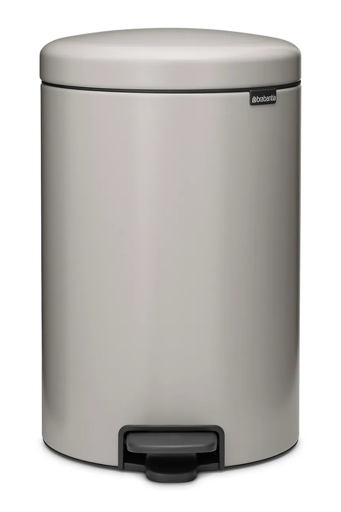 Brabantia κάδος απορριμμάτων από ατσάλι 20 l γκρί 254406