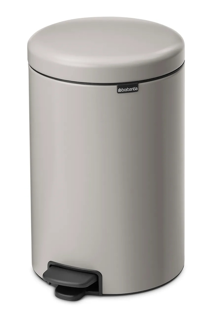 Brabantia κάδος απορριμμάτων από ατσάλι 20 l 254406 γκρί AA00