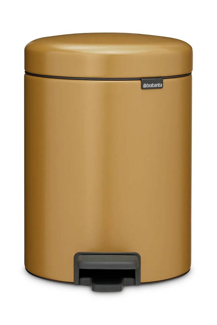 Brabantia κάδος απορριμμάτων από ατσάλι 5 l χρυσαφί 255120