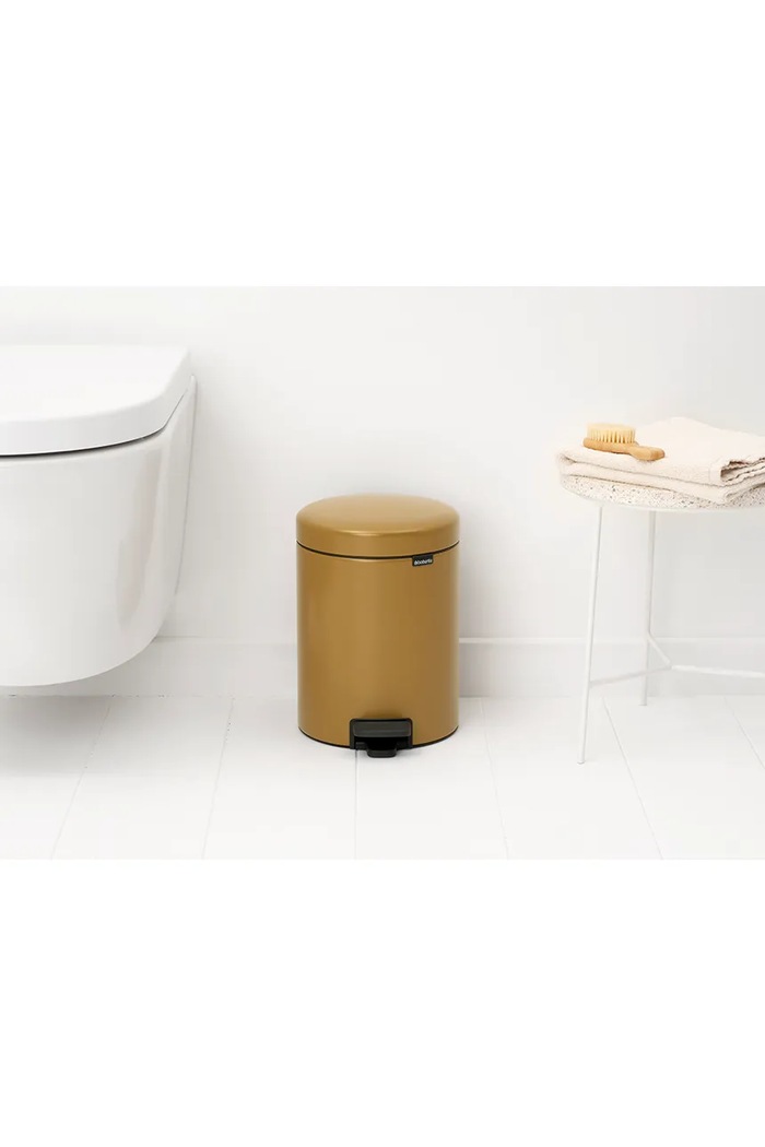 Brabantia κάδος απορριμμάτων από ατσάλι 5 l 255120 χρυσαφί