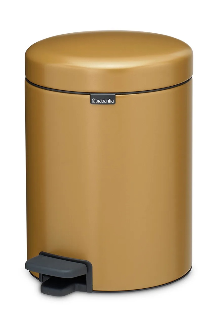 Brabantia κάδος απορριμμάτων από ατσάλι 5 l 255120 χρυσαφί AA00