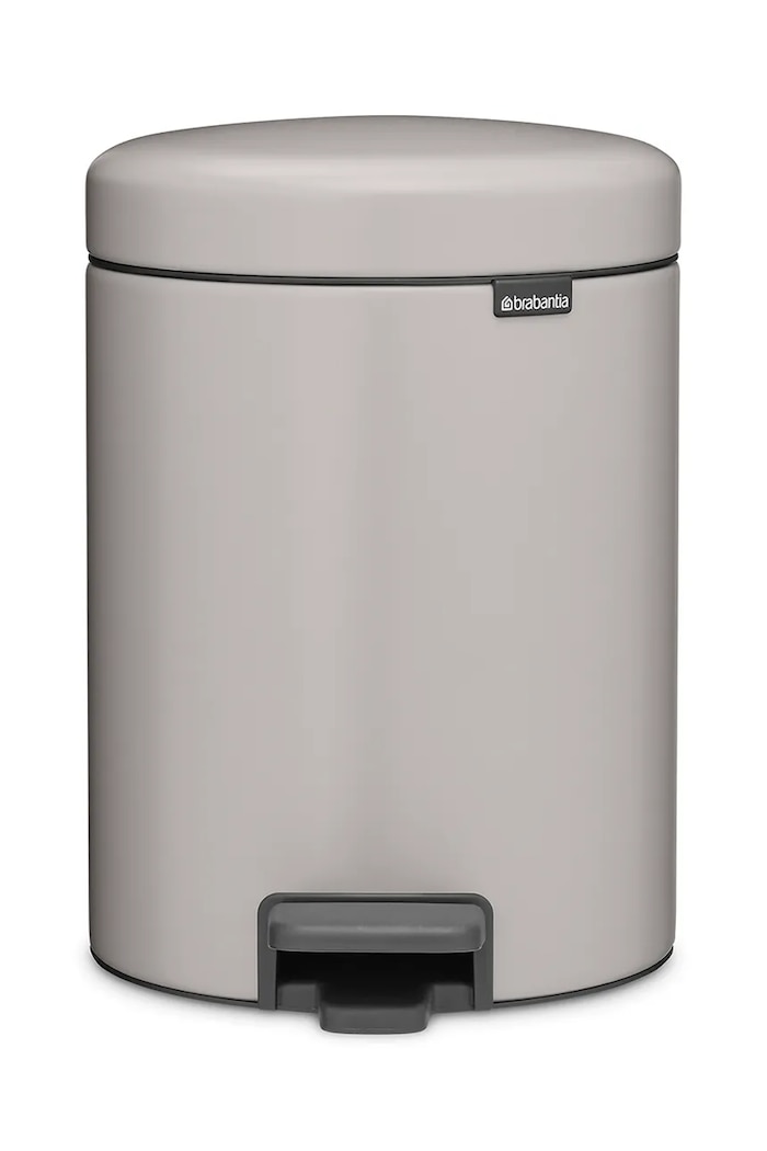 Brabantia κάδος απορριμμάτων από ατσάλι 5 l γκρί 252204