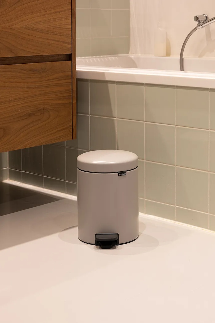 Brabantia κάδος απορριμμάτων από ατσάλι 5 l 252204 γκρί