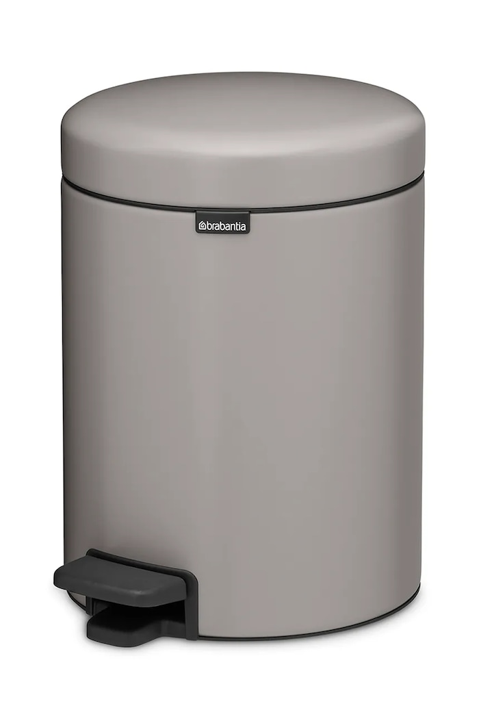 Brabantia κάδος απορριμμάτων από ατσάλι 5 l 252204 γκρί AA00