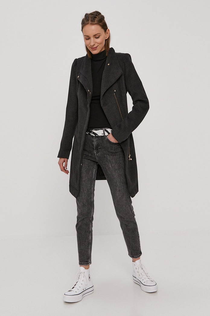 Vero Moda Płaszcz 10237744 szary AA00