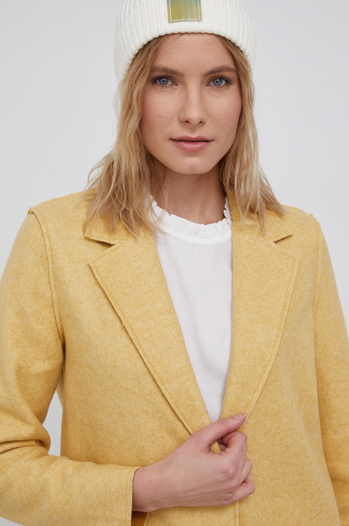 Vero Moda Płaszcz 10248801.ChaiTea żółty